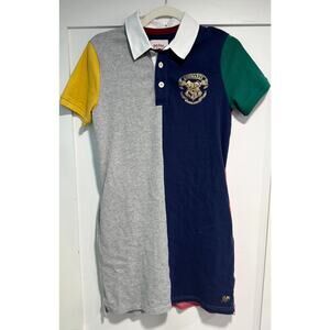 MINI BODEN x Harry Potter Hogwarts Quidditch Rugby Polo Dress Kids Size 11-12Y
